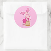 Biggetje Ronde Sticker (Tas)