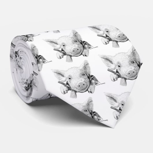 biggetje stropdas (Opgerold)