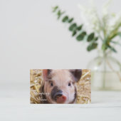 biggetje visitekaartje (Staand voorkant)