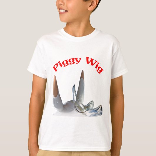Biggetje Wig T-shirt (Voorkant)