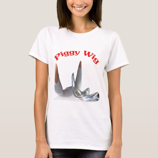 Biggetje Wig T-shirt (Voorkant)