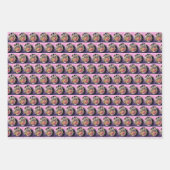 Biggie de Bulldog Giftwrap Set van 3 Inpakpapier Vel (Voorkant 2)