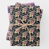 Biggie de Bulldog Giftwrap Set van 3 Inpakpapier Vel (In situ)