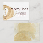 Biggie Side Punch Coffee Cup Klantenkaartje (Voorkant / Achterkant)