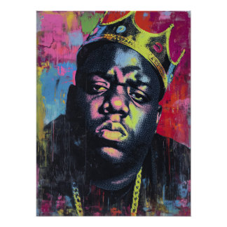  Biggie – The Brooklyn Rap Icon Perfect Poster