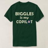 BIGGLES IS MIJN KOPILOT T-SHIRT (Design voorkant)