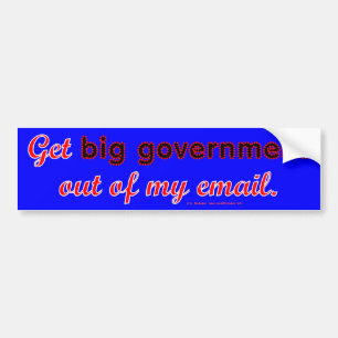 BigGovernmentEmail Bumpersticker