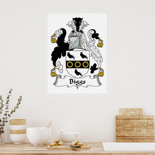 Biggs Family Crest Poster (Keuken)