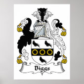 Biggs Family Crest Poster (Voorkant)