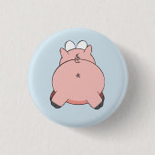 Biggy Piggy Backside Badge Ronde Button 3,2 Cm (Voorkant)