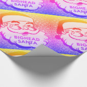 BIGHEAD SANTA - Rainbow Gift Wrap Cadeaupapier (Hoek)