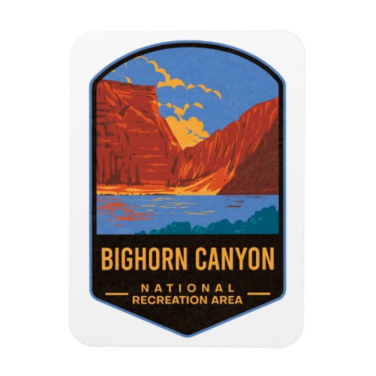 Bighorn Canyon Nationaal Herstelgebied Magneet (Verticaal)