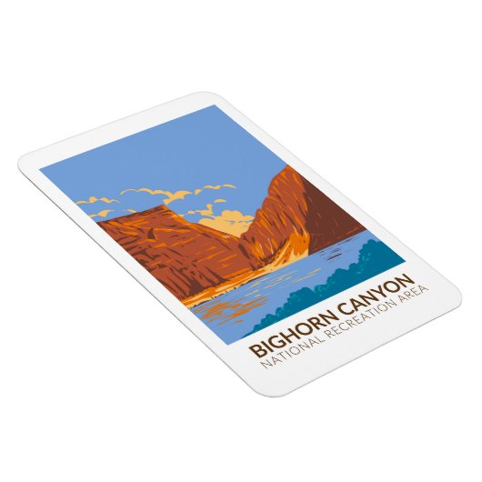 Bighorn Canyon National Recreation Area  Magneet (Rechterzijde)