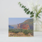 Bighorn Canyon NRA Montana Briefkaart (Staand voorkant)