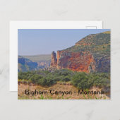Bighorn Canyon NRA Montana Briefkaart (Voorkant / Achterkant)