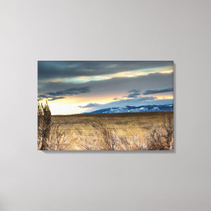 Bighorn Mountain Canvas Afdruk