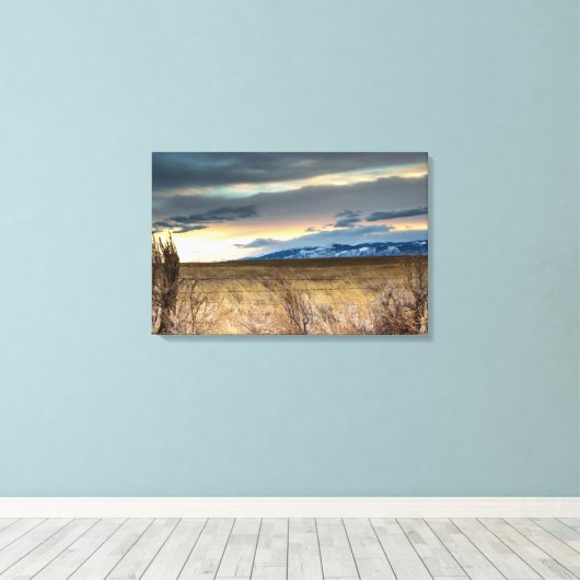 Bighorn Mountain Canvas Afdruk (Insitu (Houten vloer))