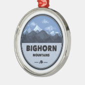 Bighorn Mountains Wyoming Montana Camping Metalen Ornament (Links)