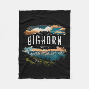 Bighorn Mountains Wyoming Wandelen Buiten Vintage Fleece Deken