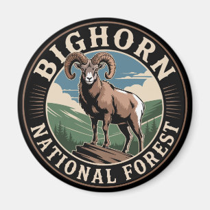 Bighorn Nationaal Bos Bighorn Schaap Magneet