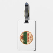 Bighorn National Forest Bagagelabel (Achterkant verticaal)