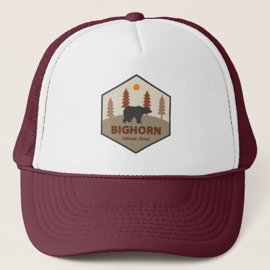 Bighorn National Forest Wyoming Beer Trucker Pet (Voorkant)