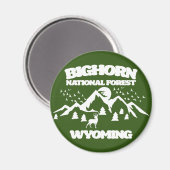Bighorn National Forest Wyoming Magneet (Voorkant / Achterkant)