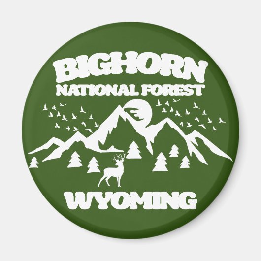 Bighorn National Forest Wyoming Magneet (Voorkant)