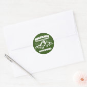 Bighorn National Forest Wyoming Ronde Sticker (Envelop)