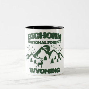 Bighorn National Forest Wyoming Tweekleurige Koffiemok