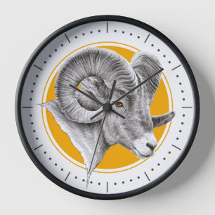 Bighorn Ram Animal art Aries Zodiac sign Astrology