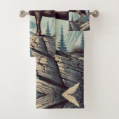 Bighorn Schaap op een Rocky Outcrop Bad Handdoek (Insitu)