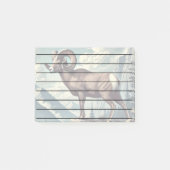 Bighorn Schaap op een Rocky Outcrop Post-it® Notes (Voorkant)