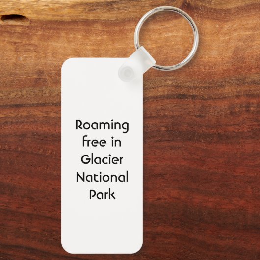 Bighorn Schapen Foto Sleutelhanger (Achterkant)