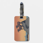 Bighorn Sheep American West Wildlife Bagagelabel (Achterkant verticaal)