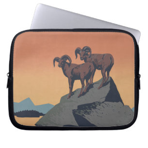 Bighorn Sheep American West Wildlife Laptop Sleeve
