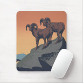 Bighorn Sheep American West Wildlife Muismat (Met muis)