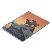 Bighorn Sheep American West Wildlife Notitieboek (Linkerzijde)