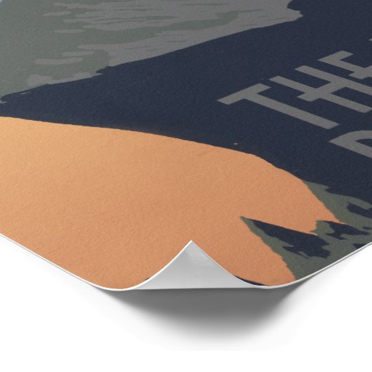 Bighorn Sheep American West Wildlife Poster (Hoek)