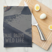 Bighorn Sheep American West Wildlife Theedoek (Quarter Fold)