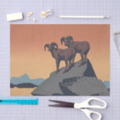 Bighorn Sheep American West Wildlife Tissuepapier (Craft)