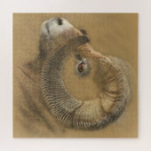Bighorn Sheep Chalk Drawing Legpuzzel (Horizontaal)