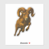 Bighorn Sheep Cut-out Sticker (Vel)
