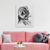 Bighorn Sheep in Suit Canvas Afdruk (Insitu (Woonkamer))