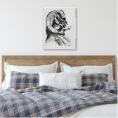 Bighorn Sheep in Suit Canvas Afdruk (Insitu (Slaapkamer))