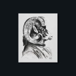 Bighorn Sheep in Suit Canvas Afdruk<br><div class="desc">Dieren en Natuur</div>