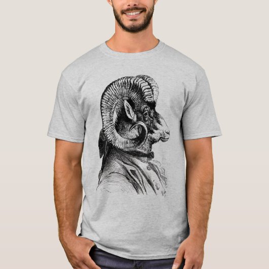 Bighorn Sheep in Suit T-shirt (Voorkant)