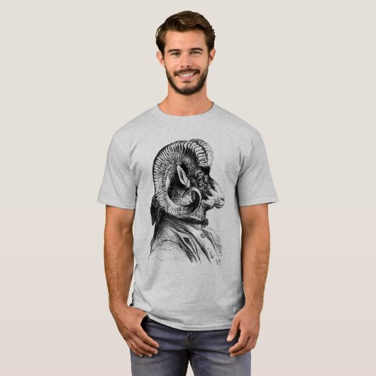 Bighorn Sheep in Suit T-shirt (Voorkant volledig)