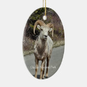 Bighorn Sheep Keramisch Ornament (Rechts)