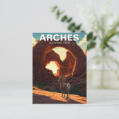 Bighorn Sheep Moab Utah Arches Nationaal Park Briefkaart (Staand voorkant)